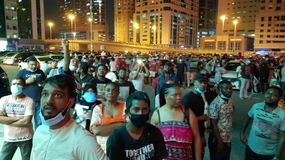 No casualties have been reported in the massive fire that engulfed the 56-storey (correction, not 40 storeys) Abbco Tower in AlNahda, Sharjah. All residents were evacuated before the fire spread.  Video: Fire breaks out in Sharjah building