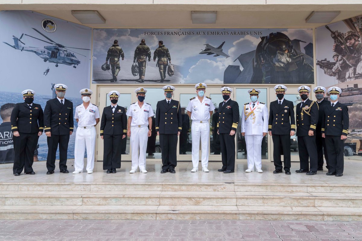 French-U.S. NavalPartnership. VADM Samuel Paparo met with @FFEAU_ALINDIEN Rear Admiral Fayard in UAE to discuss the long-standing France & U.S. partnership to ensure maritime security in the Indian Ocean & Central region, so critical to global commerce