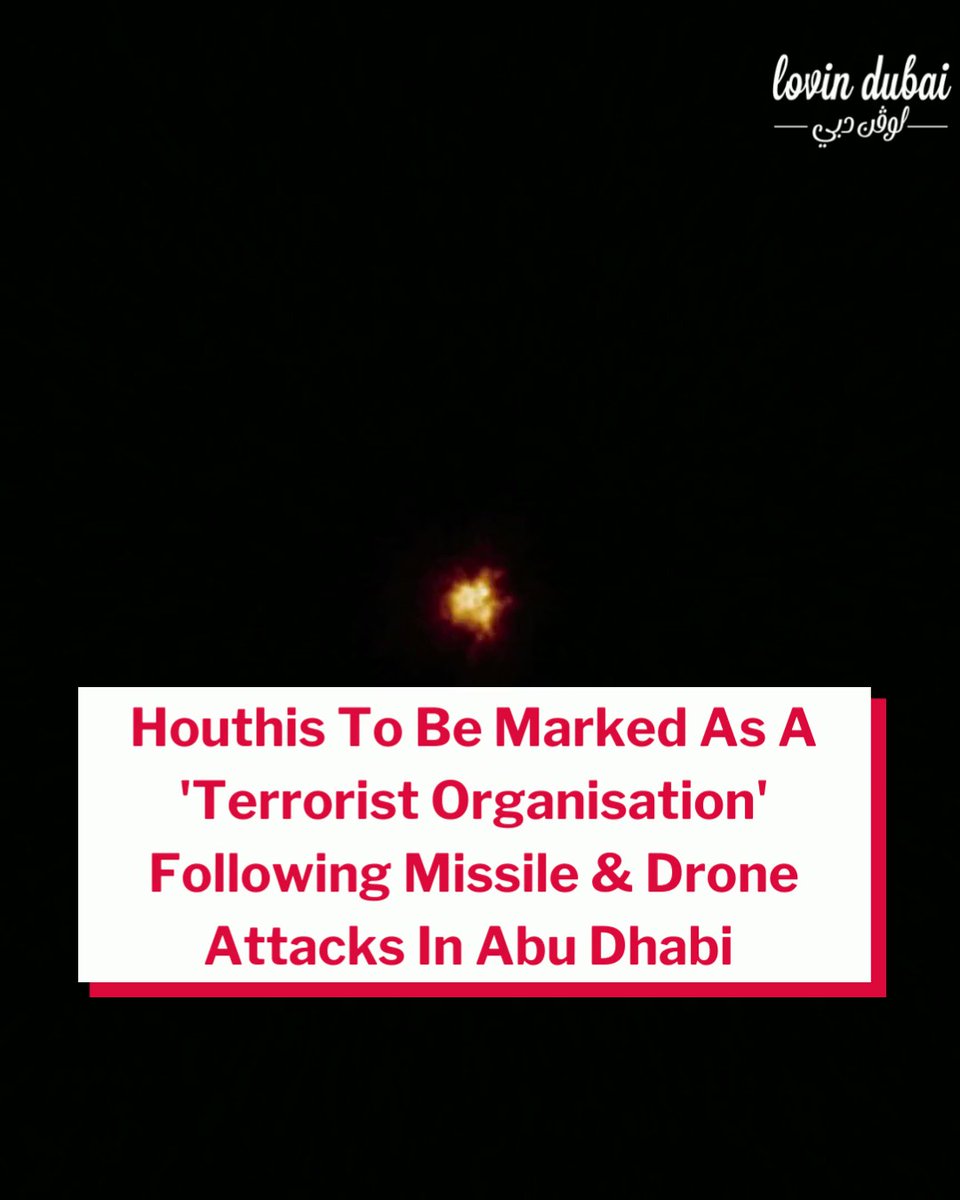 The UAE envoy to the US disclosed that the Houthis apparently deployed a combination of cruise missiles, ballistic missiles, and drones — targeted civilian sites