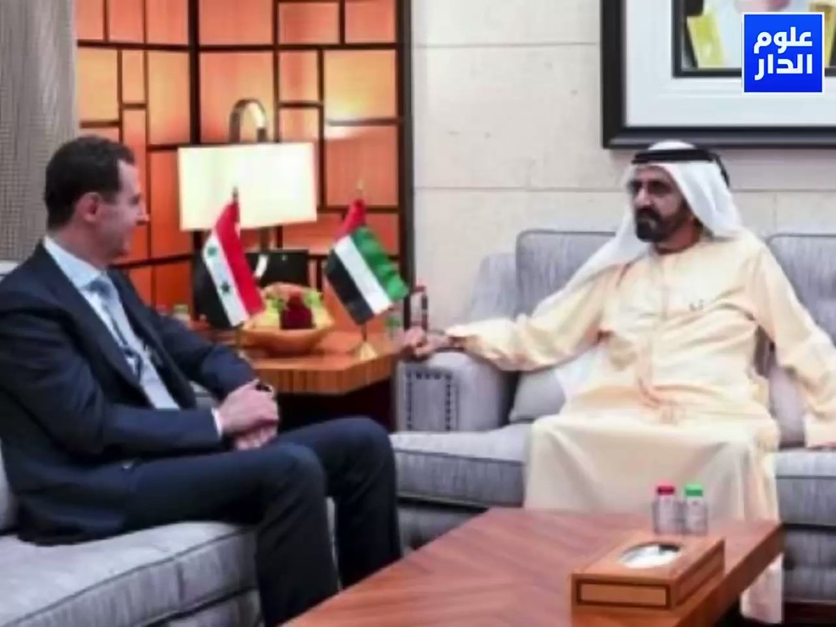 Mohammed bin Rashid receives Syrian President Bashar al-Assad in Dubai